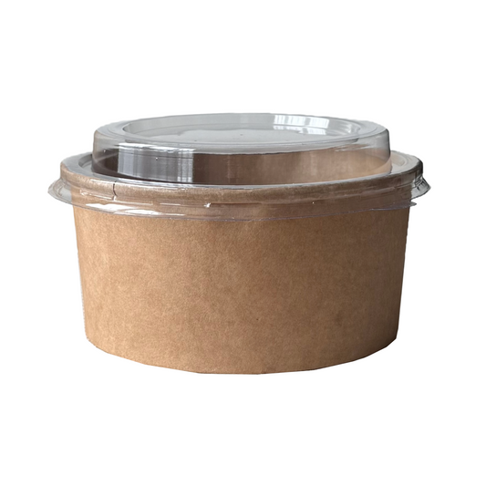 Кутия за салата Крафт, с капак 750 мл. x 50 бр